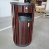 Papeleira Exterior 40L com Cinzeiro M502